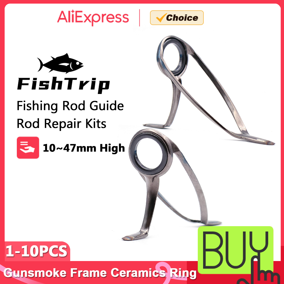Mesh Coil Strip - FishTrip-Kit de reparación de guías de