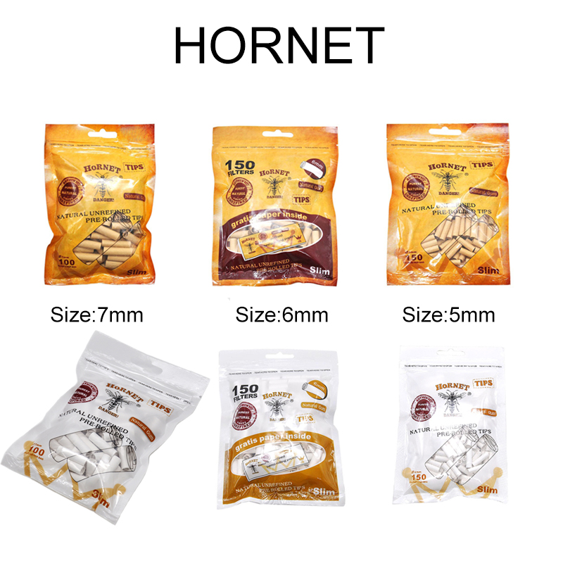 Dry Herb Vaping Accessories - HORNET DANGER Filtros de Papel Natural