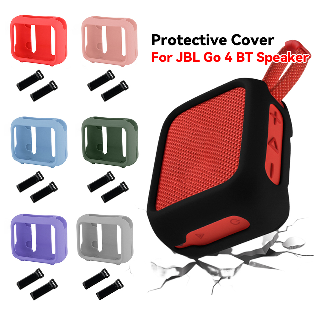 Jbl Speaker Go 4 - Funda protectora de silicona con correa