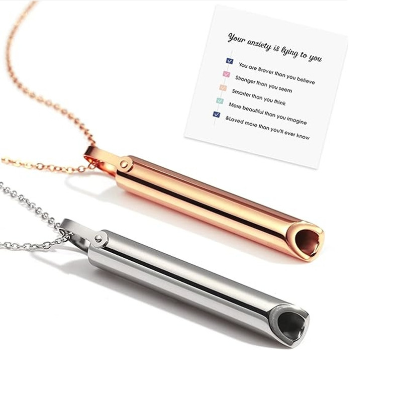 Collar con silbato de acero in - Vaping Goods reseña y precio