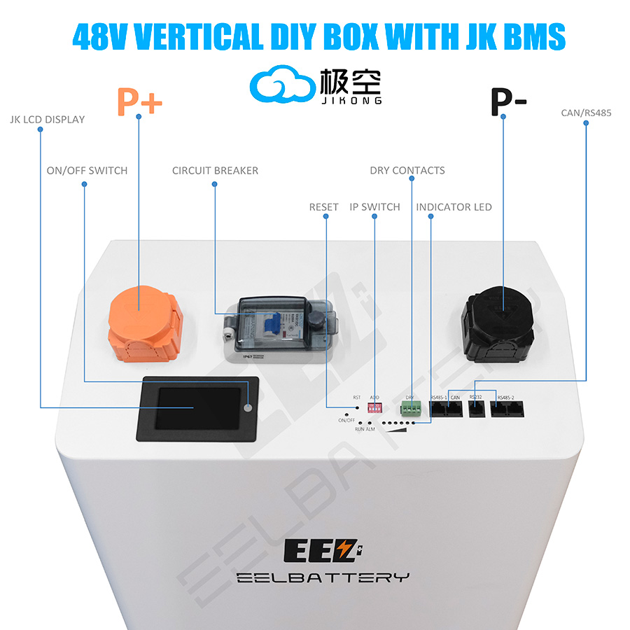 Caja para Batería LiFePO4, 48V - Battery Case Storage reseña y precio